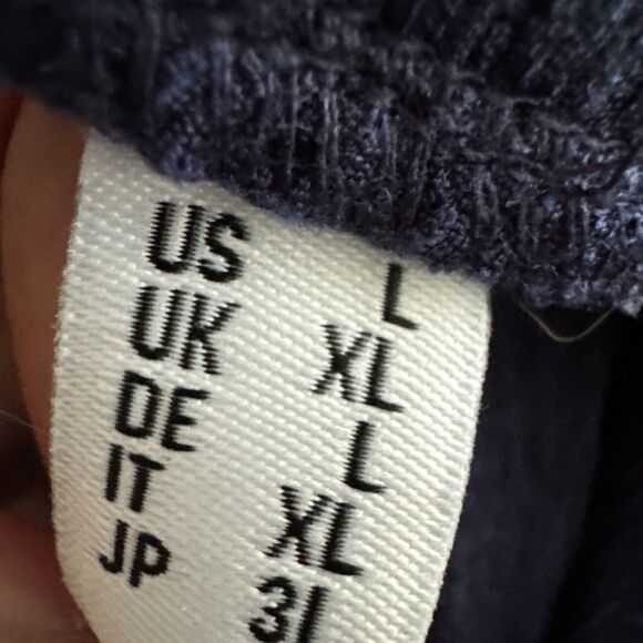 Isaac Mizrahi Pull On Pants Wide Leg Elastic Waist Blue Women Size L Pant - Picture 11 of 11